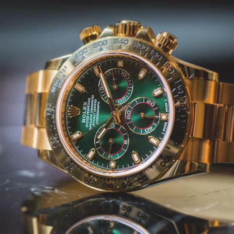 men gold rolex green face|Rolex green dial watch price.